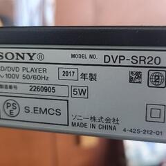 【中古品】【SONY　2017年】DVDプレーヤー　DVP-SR20の画像