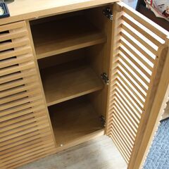 【川崎市宮前区リサイクルオフ】unico　ウニコ　レイン　キャビネット　ｗ111cmの画像