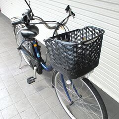中古自転車 Panasonic パナソニック 電動アシスト自転車 BE-ELSX632V 内装3段変速 バッテリー8Ah LEDライト バッテリー劣化問題なし 2021年モデル 通勤 通学 近所のお出掛けなどにの画像