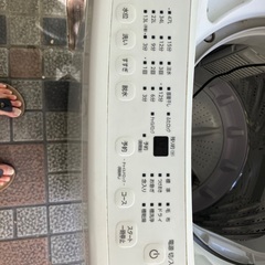 洗濯機　5kg 中古の画像