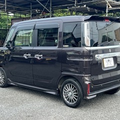 ★支払い総額 59.8万★ローン可能★スズキ スペーシアカスタム ターボ/ハイブリッド！車検令和8年3月！下取り、配送可能！の画像