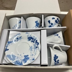  2508-652 GIVENCHY 5客コーヒセット バラ売り不可 キズ汚れ有りの画像