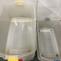 衣装ケース 5個セット 前後スライドキャスター付 上蓋付 衣服収納 プラスチック製 幅76cm×奥行45cm×高さ38cm の画像
