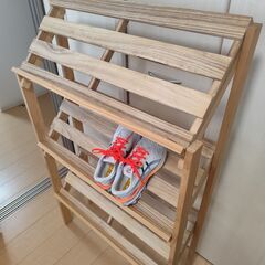 【超スリム】靴ラック 奥行27cm DIYの画像