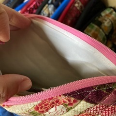 ハンドメイド　ポーチの画像