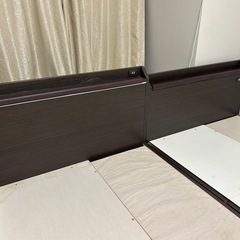 ニトリ シングルベッドフレーム 2台（組立済・解体搬出できる方限定）の画像