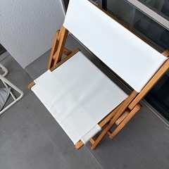 折りたたみ椅子　2脚の画像