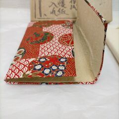 友禅御懐紙入れと仙台紙子御札入れ 和装小物セット 着物 和柄 お茶席 伝統工芸 ギフト　250822-8Tの画像
