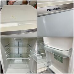 【霜が付かない冷蔵庫】Panasonic製 138㍑ 配送設置無料（日時指定可能）お気軽にお問い合わせ下さい。の画像