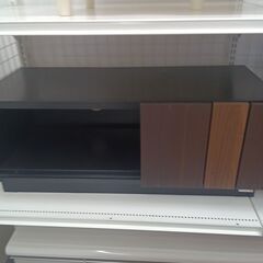 ★リユースのサカイつくば店★TK6256  TVボード ブラック H35×D30×W90 クリーニング済みの画像