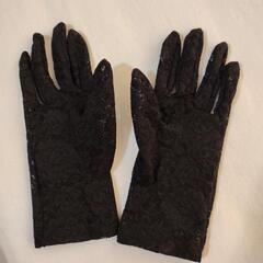 中古品【婦人礼装用　手袋　黒】の画像