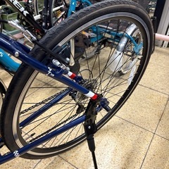 《リユースマン倉敷》クロスバイク プジョー 青700×32C 自転車の画像