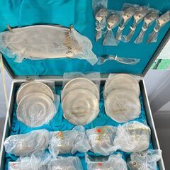 パールシルバー ジャパンシルバー 22点食器セットの画像
