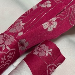 【決まりました！】浴衣、作り帯のマゼンタピンクの画像