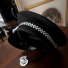 ポリスハット 制帽 コスプレ 仮装 黒の画像