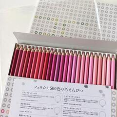 shiturae select フェリシモ 500色のいろえんぴつ 初代クラッシック版 全色コンプリートの画像