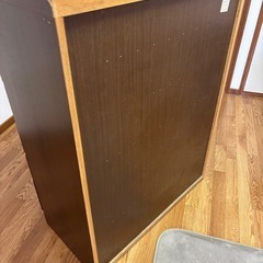 木製タンス　ダークブラウン　引き出し　チェスト　の画像
