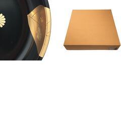 MK8873 食器 ブラック   菊紋入 金彩 お皿の画像