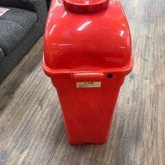 【ジャングルジャングル広陵店】缶・ペットボトルゴミ箱　赤　レア　貴重の画像