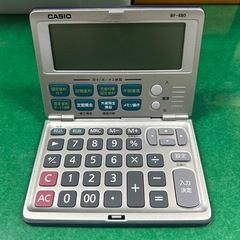 金融電卓 CASIO BF−480　の画像
