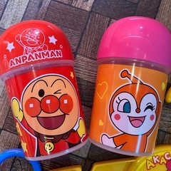 アンパンマンハンガー＆蓋付きカップの画像