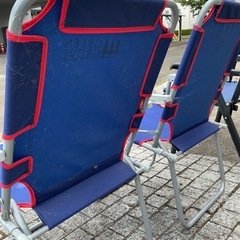 折りたたみ椅子 3点セットの画像