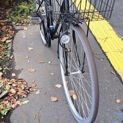 【リサイクルショップどりーむ鹿大前店】No.363　自転車　27インチ・ライト・切り替え・カゴ付き🎵　お手頃価格🎵　の画像