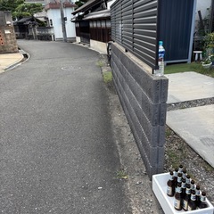 おしゃれな空き瓶の画像