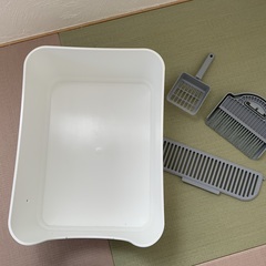 猫トイレ　大きめ　猫未使用 手渡し希望の画像