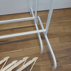 【 ハンガー10本付き】IKEA ハンガーラック　2点SETの画像