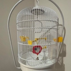 美品　Ferplast カナリア・インコ用　鳥カゴ　バードケージ　バードケージセットの画像