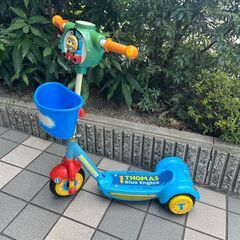 中古品　きかんしゃトーマス　トーマス　THOMAS　スクーター　キックボード　キッズスクーター　の画像