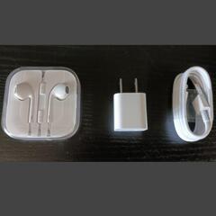 25＊80018】◆未使用◆iPhoneSE◆32GB◆純正付属品◆3.5㎜ヘッドフォンプラグ/USBケーブル/USB電源アダプタ◆ホワイトの画像