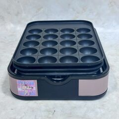 A7784【お買い得商品‼】 YAMAZEN 山善 2021年製 ホットプレート 平面プレート たこ焼きプレート　 YHA-WO10Eの画像