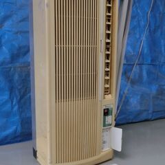 ■古～いですが今現在実働窓用中古エアコン→枠・リモコン付き■の画像
