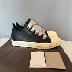 RICK OWENS JUMBO LACE LOW SNEAK スニーカーの画像