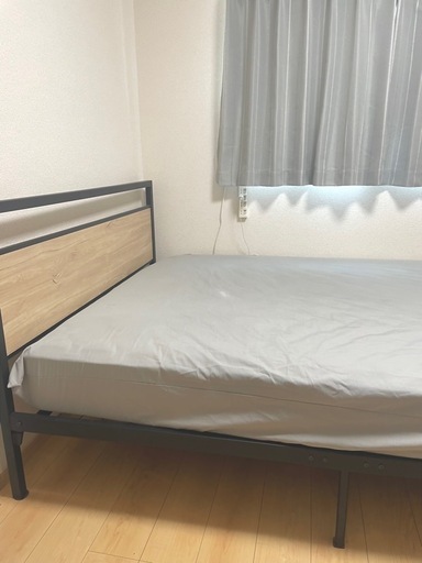 【新品購入/1年使用】ダブルサイズベッド