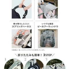 【定価約8万/新生児〜22kgまでOK/クリーニング&メンテナンス済み/価格相談OK】エアバギー　ココブレーキ　フロムバースの画像