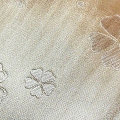 【決まりました！】浴衣用、半幅帯？兵児帯？生成にクローバーの画像