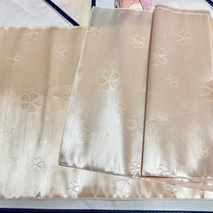 【決まりました！】浴衣用、半幅帯？兵児帯？生成にクローバーの画像