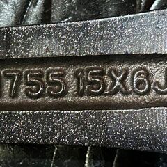 HOT STAFF G-SPEED 社外ホイール 15インチ 4本 6J5HPCD114.3+53 ヴォクシー フリード等　(VHF527) の画像