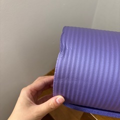 ヨガマット　紫 厚さ1cm 60x約170cmの画像