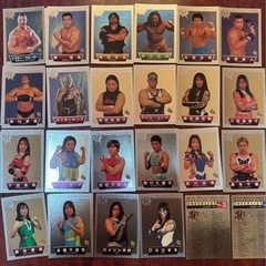 古いプロレス選手のカードの画像