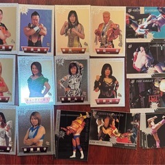古いプロレス選手のカードの画像