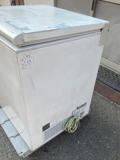【動確済み】SANDEN 業務用 冷凍庫 SH-220X 216L 746×662×893 単相 100V 冷凍ストッカー フリーザー