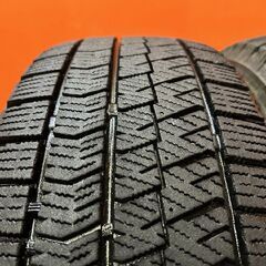 BS BRIDGESTONE BLIZZAK VRX2 195/65R15 15インチ スタッドレス 2本 20年製 バリ溝 プリウス ストリーム カローラ等　(KTN471) の画像