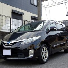 車検満タン エスティマハイブリッド 中期 上級グレードG HDDナビ フルセグTV Bluetooth バックモニター 両側パワスラ スマートキー シートヒーター クルーズコントロール HID ETCの画像