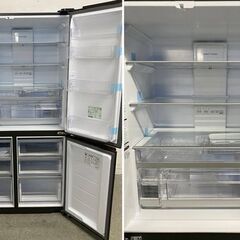 高年式!2024年製! ほぼ未使用 AQUA/アクア 冷蔵冷凍庫 512L フレンチドア 4ドア AQR-TZ51P(T) 中古家電 店頭引取歓迎 uR9985の画像