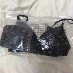 ノンワイヤー ブラジャー ショーツ セット 下着 上下セット 新品未使用の画像