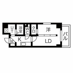 258🉐🈳💜中区錦2丁目エリア✨家賃7.8万円💸敷地内駐車…